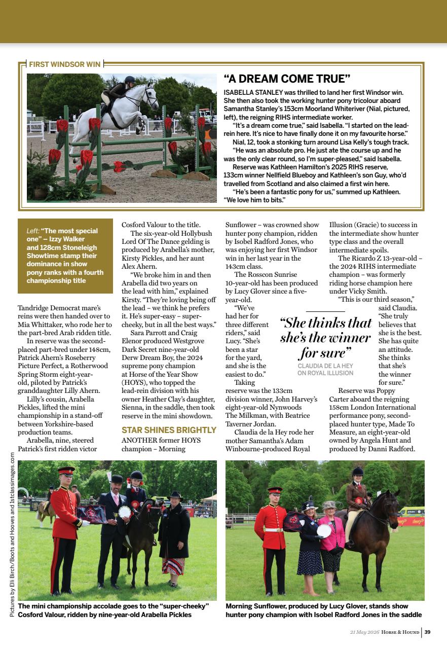 Horse & Hound Preview Pages