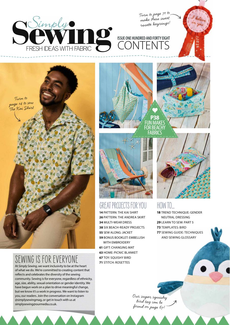 Simply Sewing Preview Pages