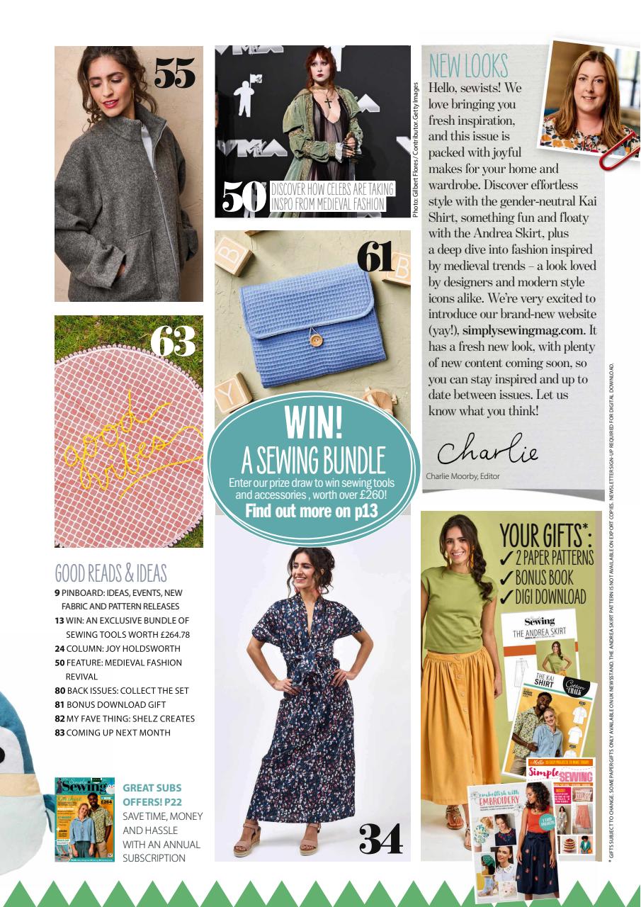 Simply Sewing Preview Pages