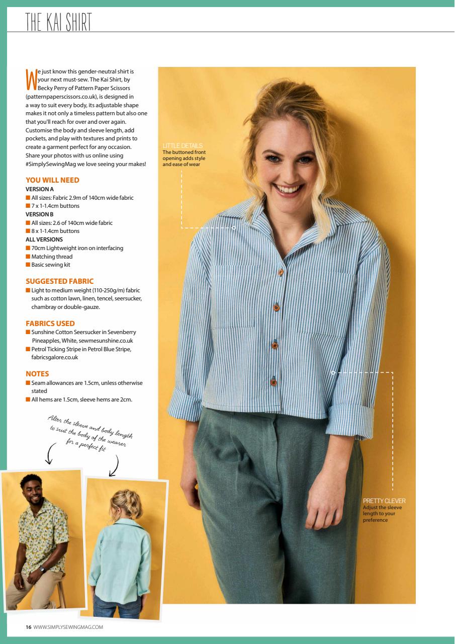 Simply Sewing Preview Pages