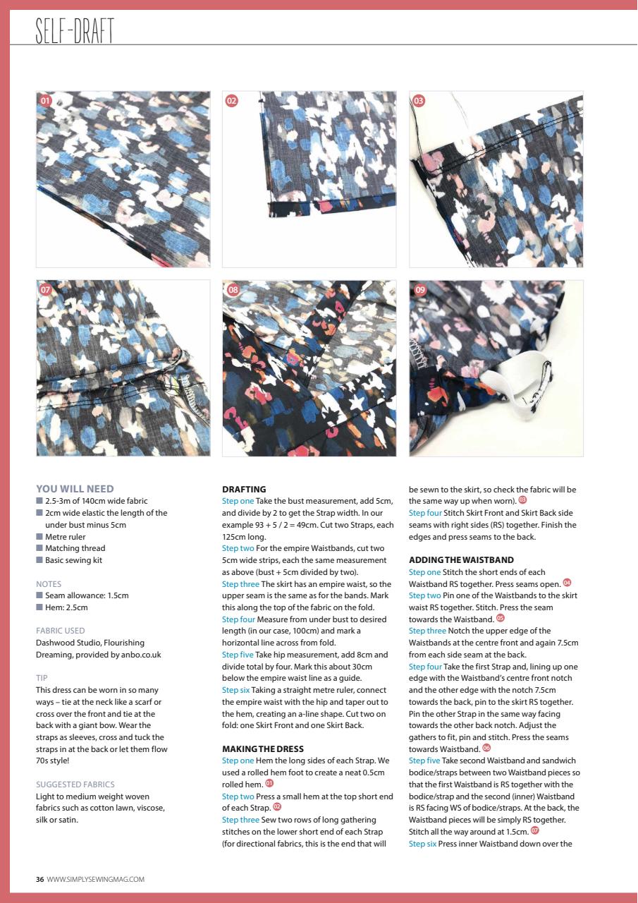 Simply Sewing Preview Pages