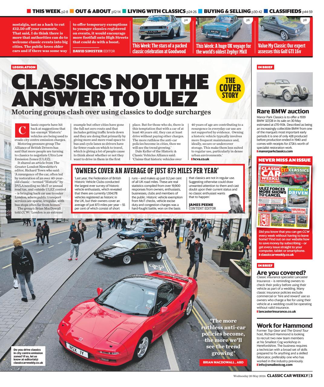 Classic Car Weekly Preview Pages