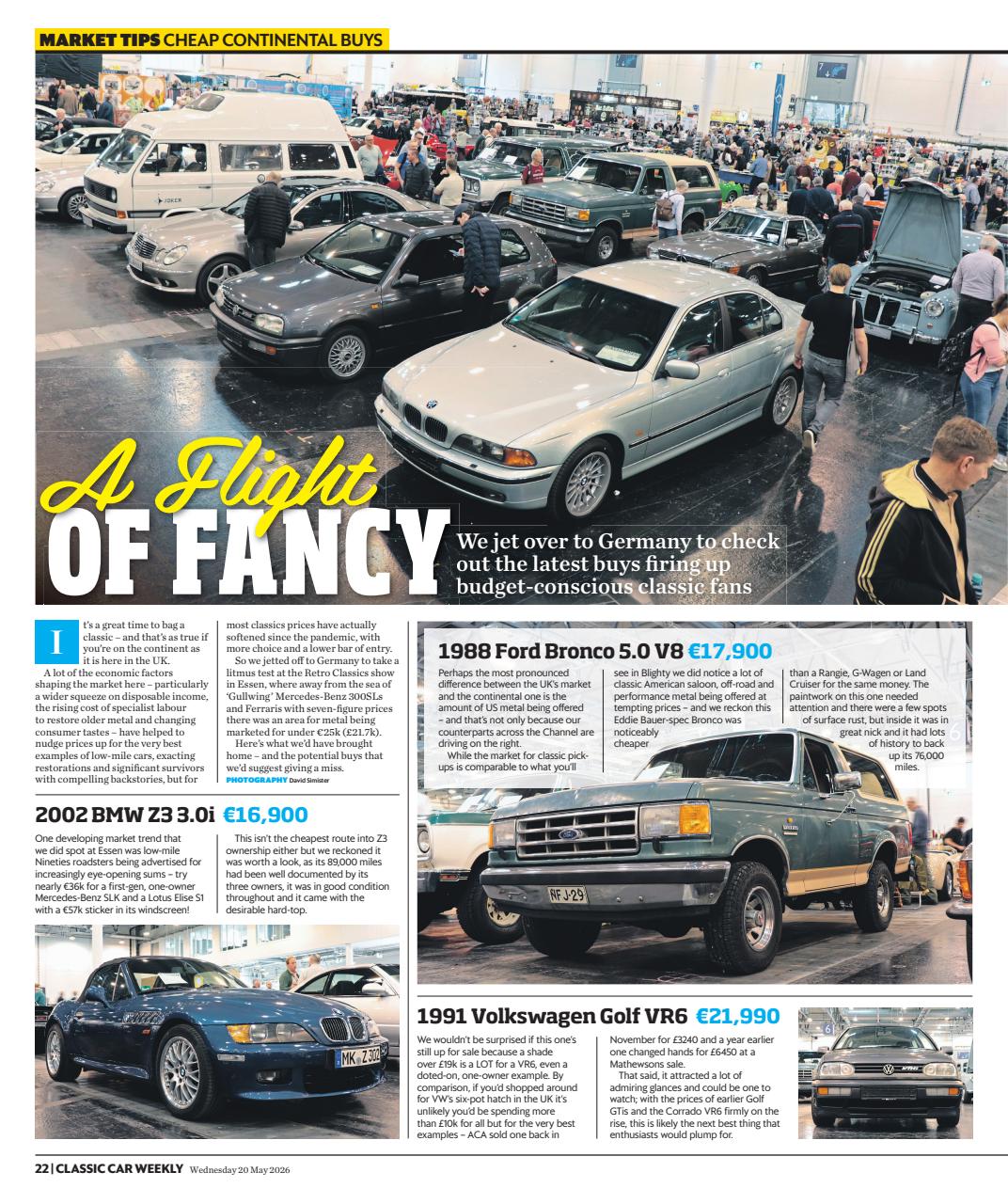 Classic Car Weekly Preview Pages
