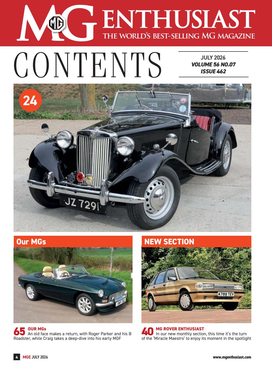 MG Enthusiast Preview Pages