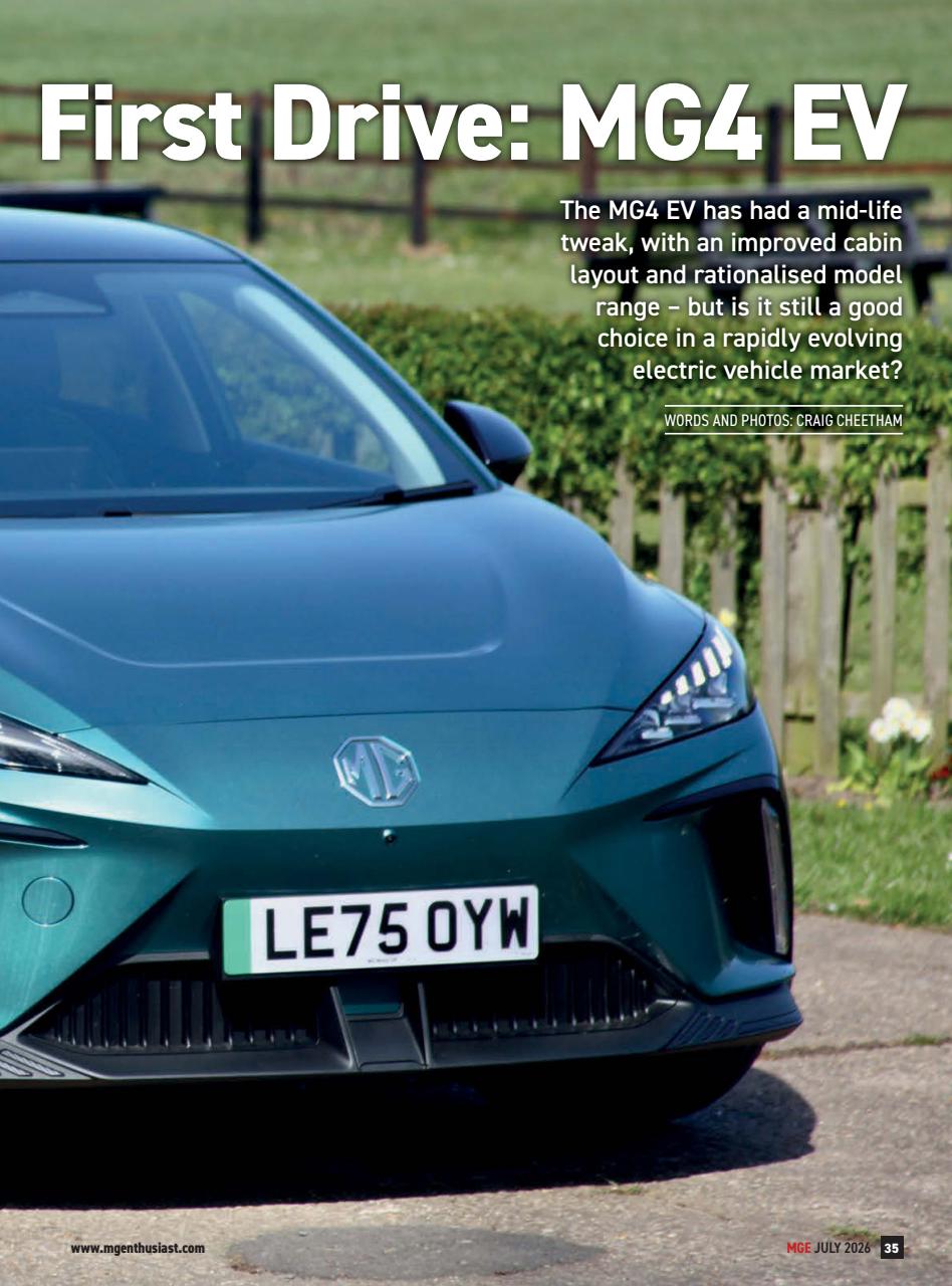 MG Enthusiast Preview Pages