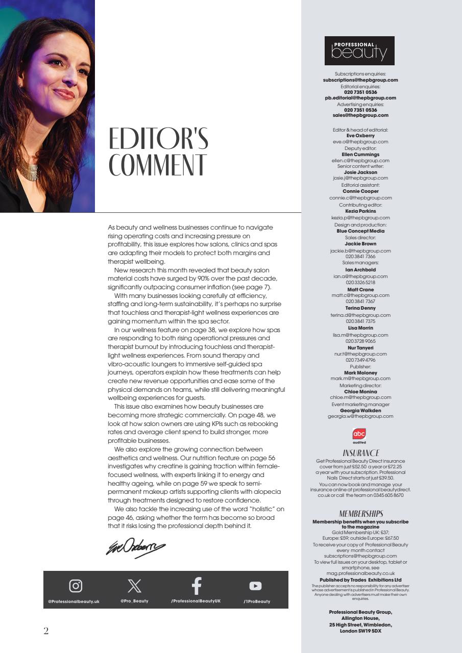 Professional Beauty Preview Pages