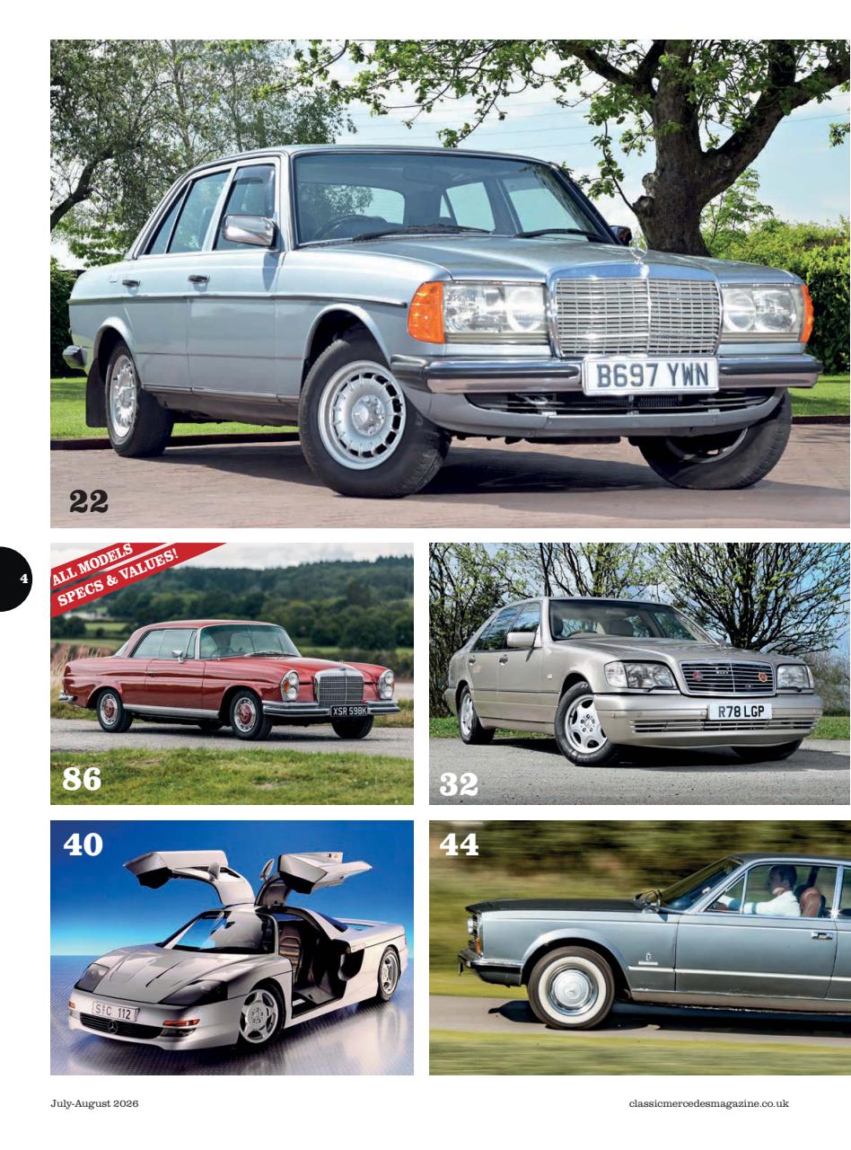 Classic Mercedes Preview Pages