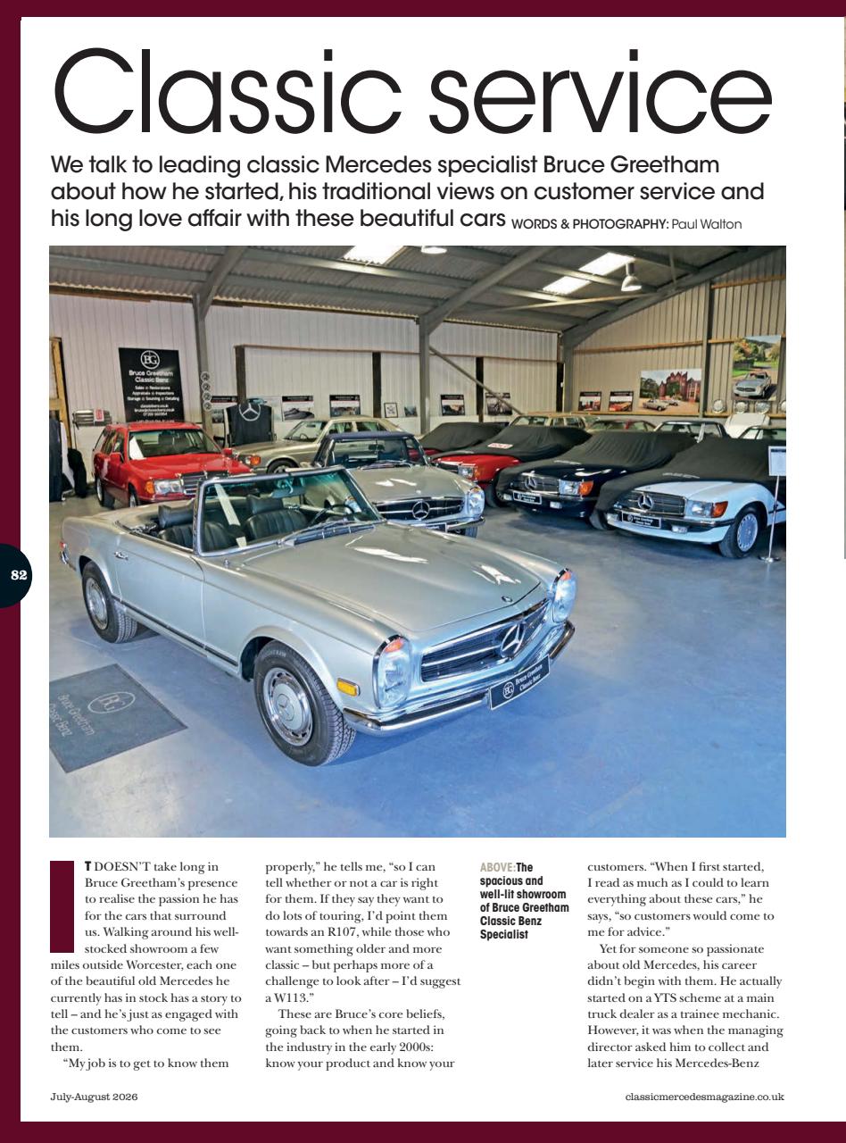 Classic Mercedes Preview Pages