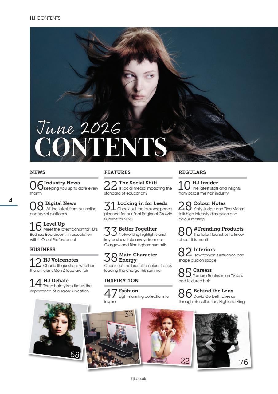 Hairdressers Journal Preview Pages