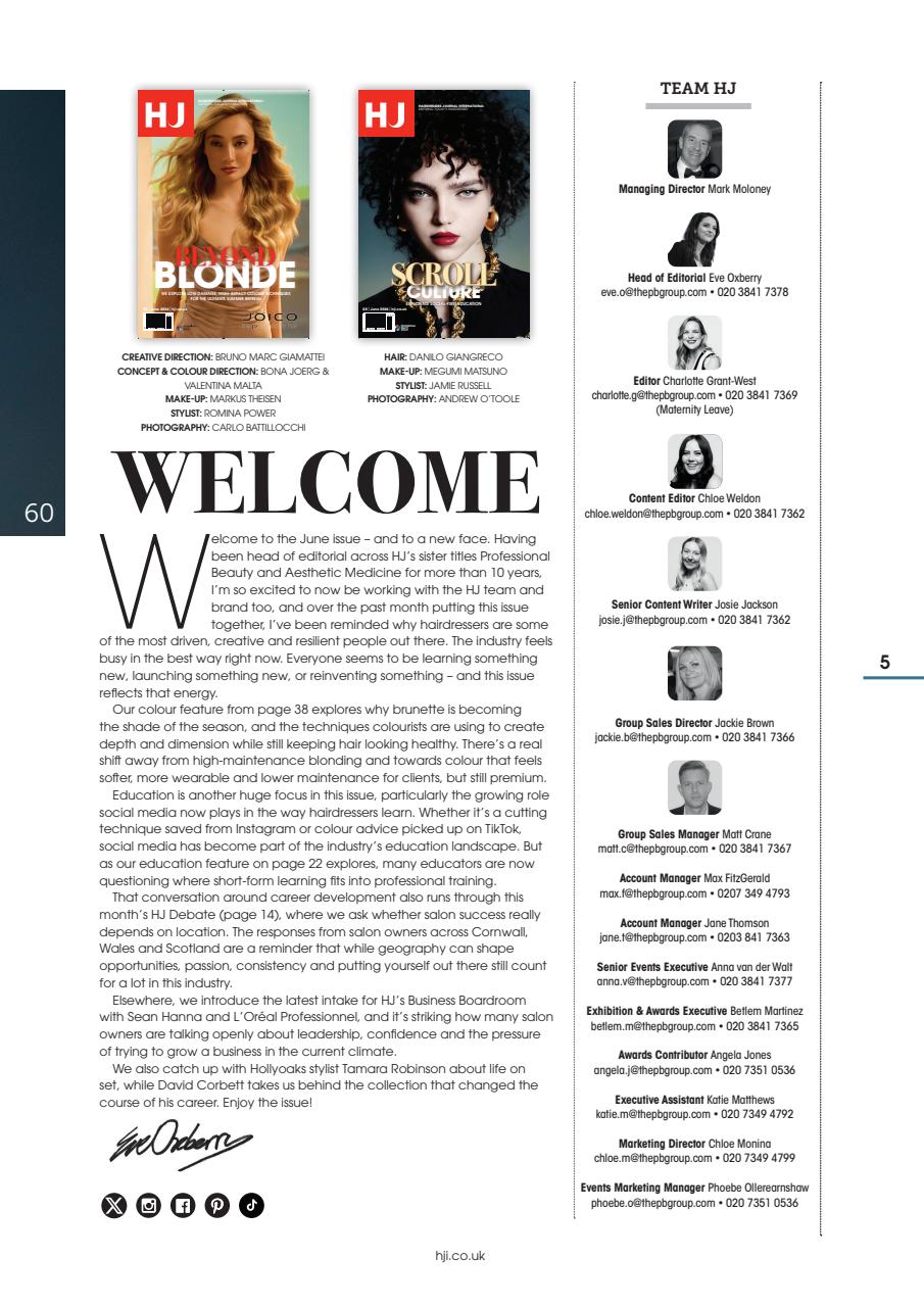 Hairdressers Journal Preview Pages