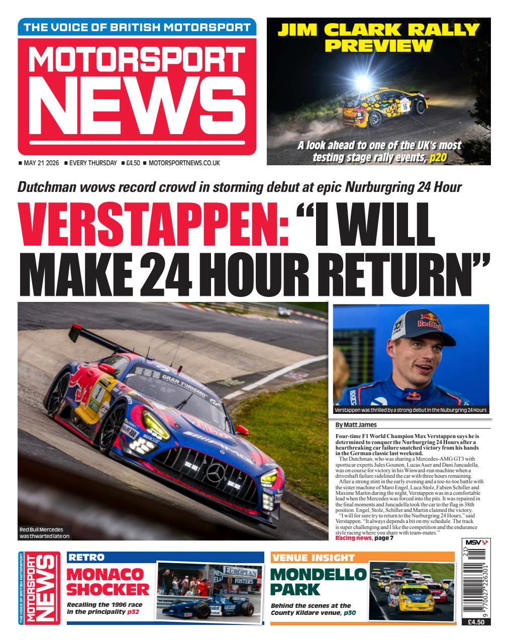Motorsport News Preview Pages