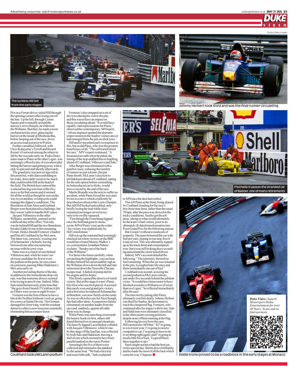 Motorsport News Preview Pages