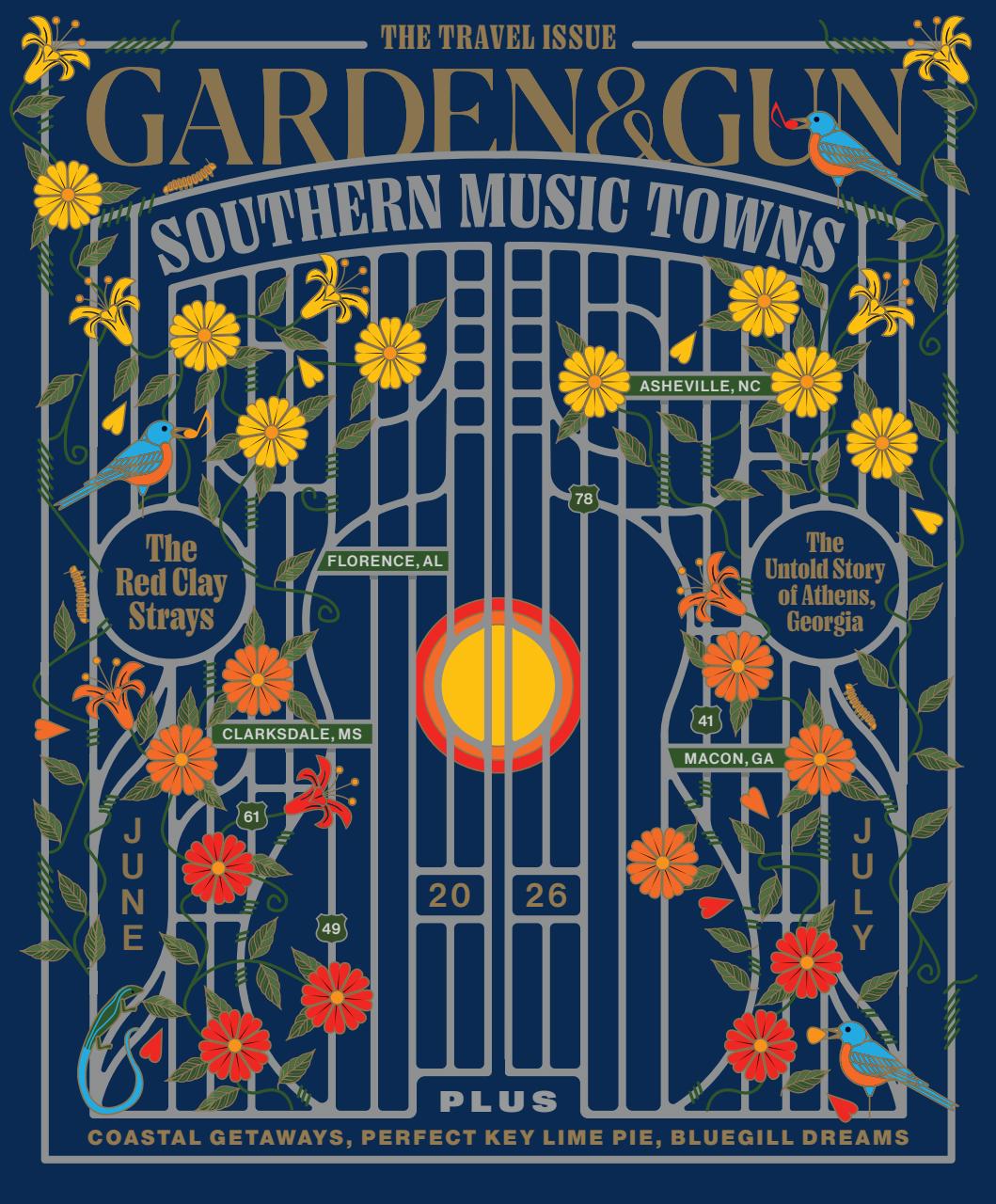 Garden and Gun Magazine Preview Pages