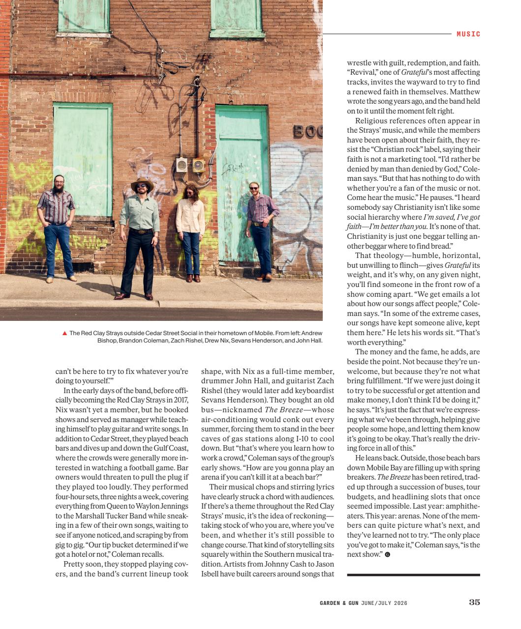 Garden and Gun Magazine Preview Pages