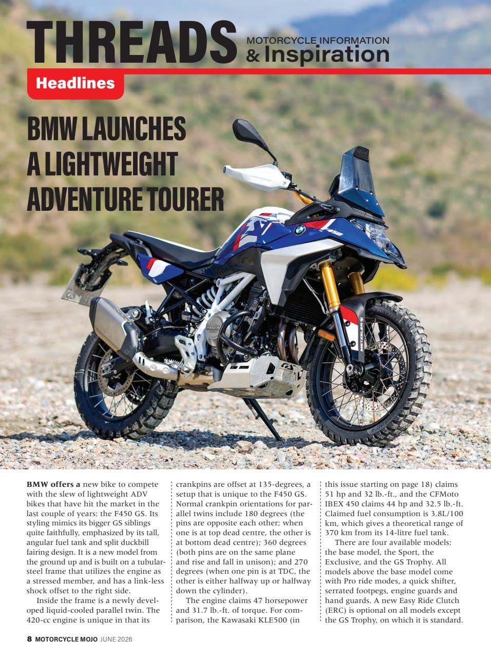 Motorcycle Mojo Preview Pages