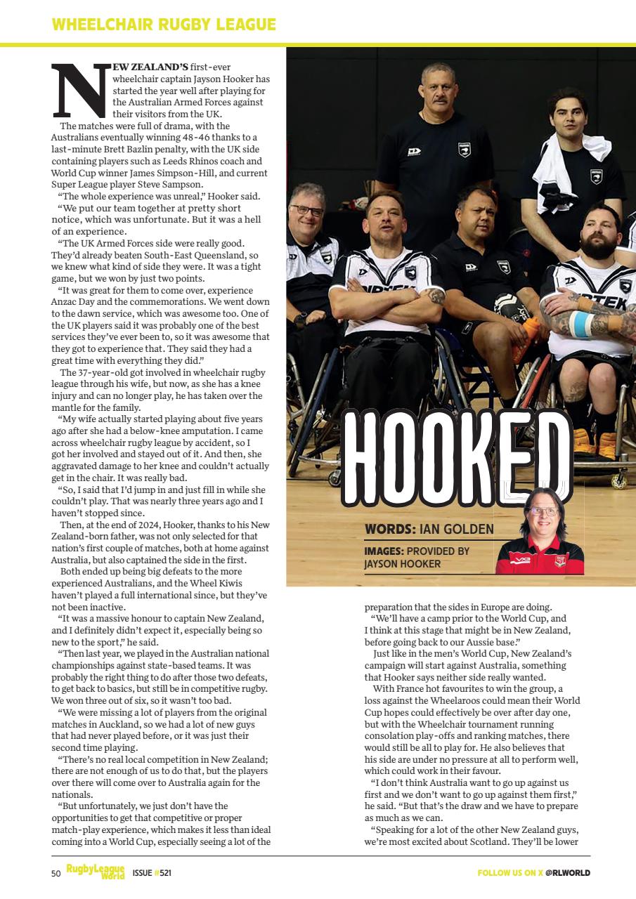 Rugby League World Preview Pages