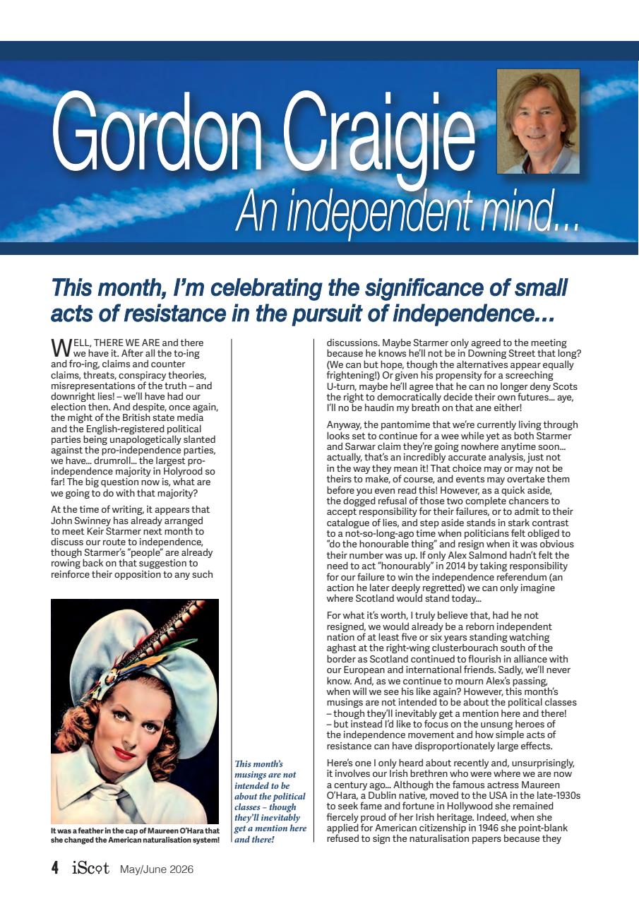 iScot Magazine Preview Pages