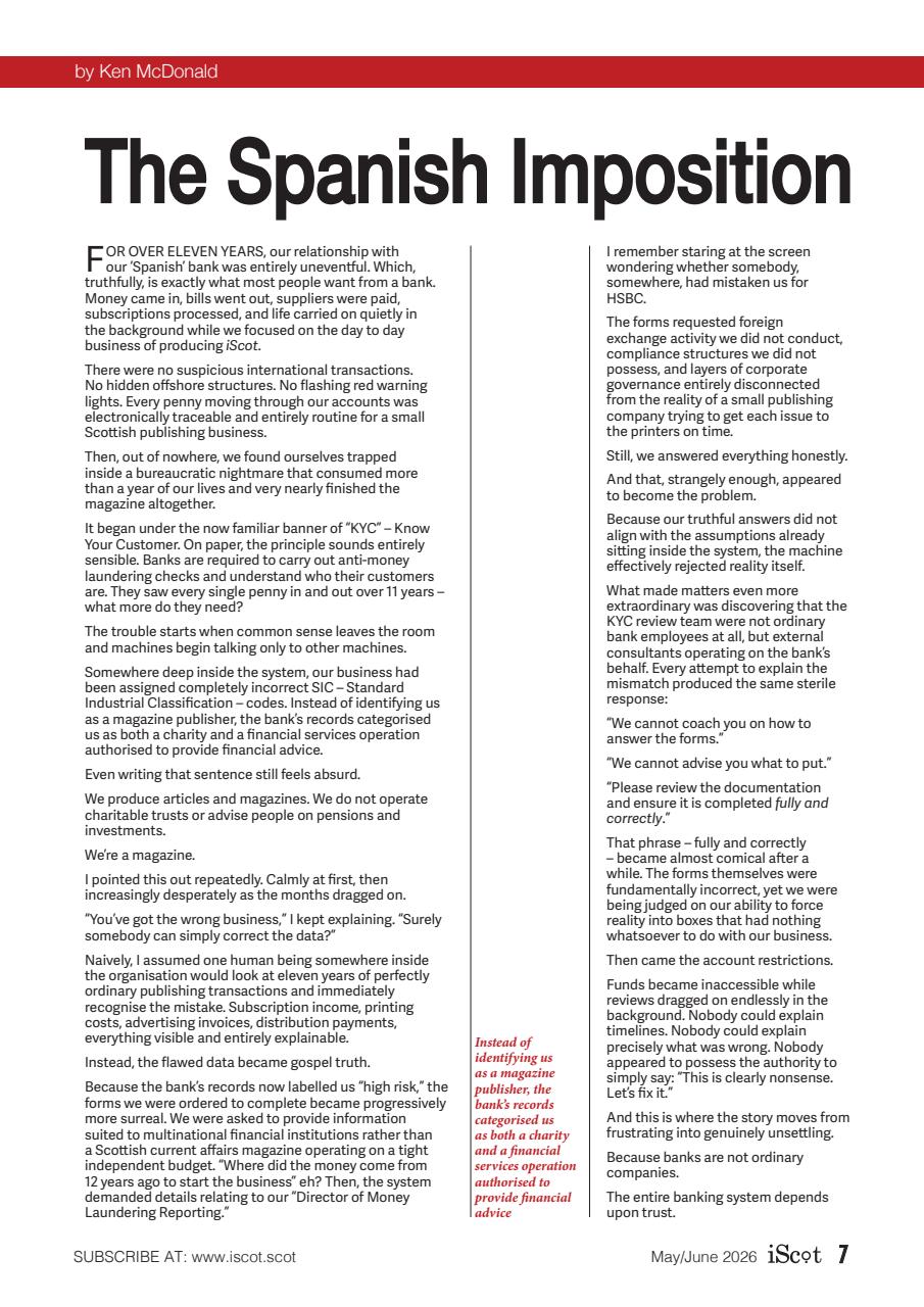 iScot Magazine Preview Pages