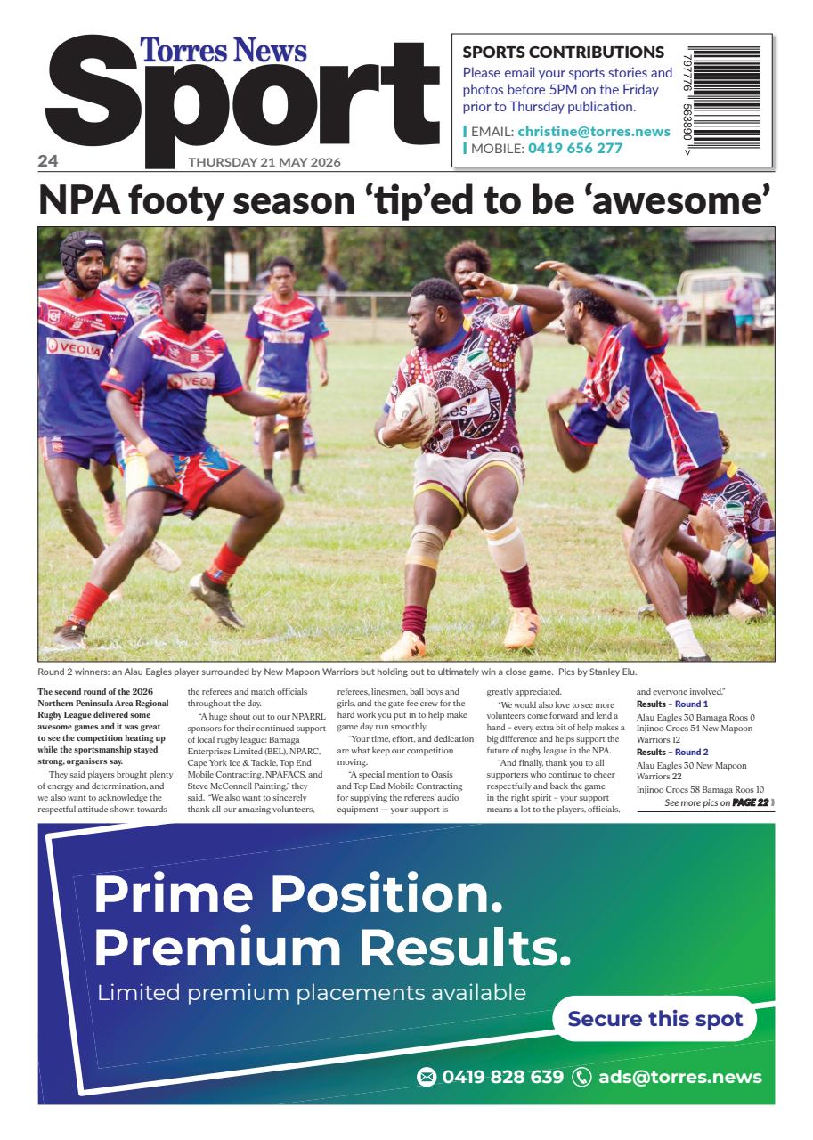 Torres News Preview Pages