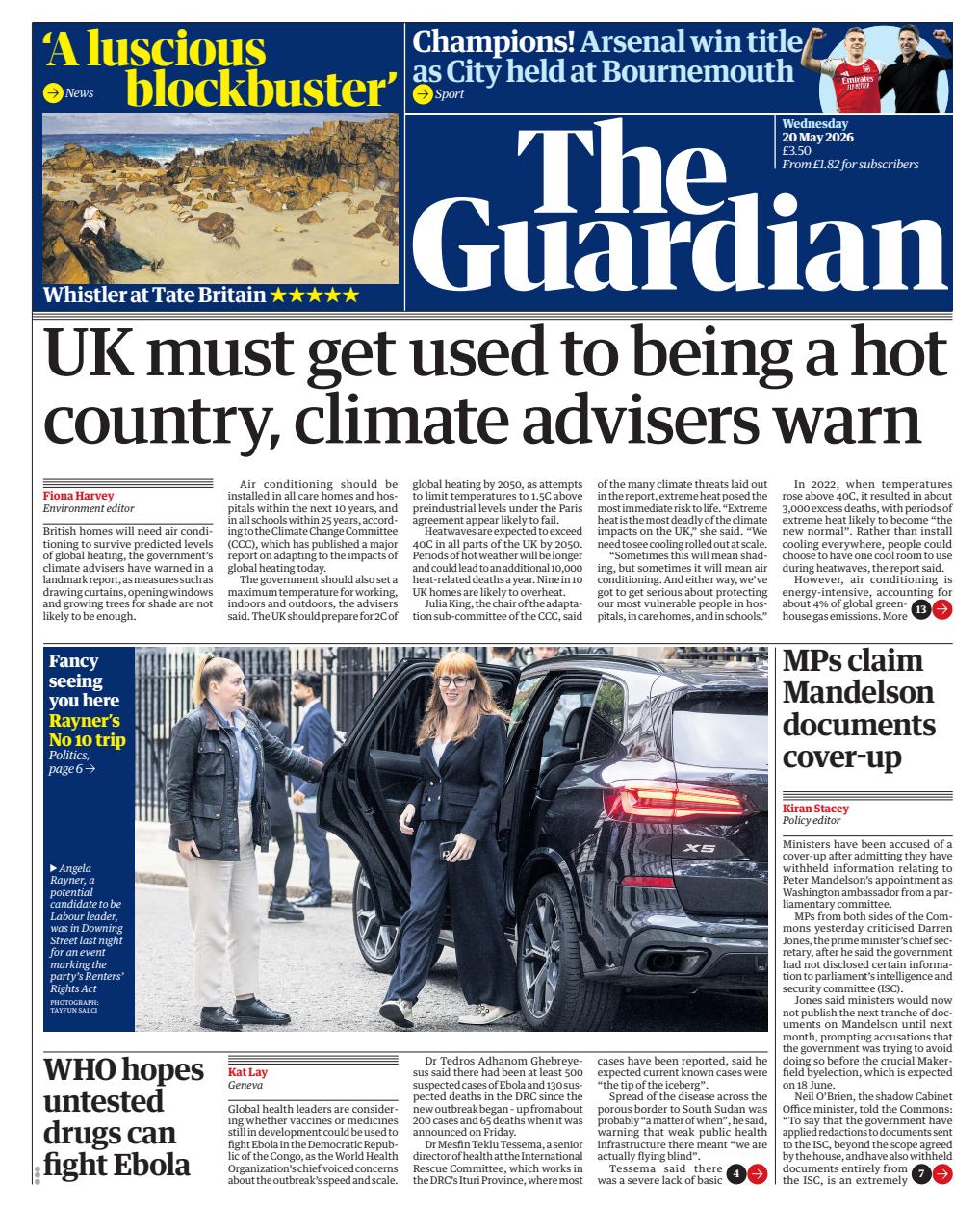 The Guardian Newspaper Preview Pages