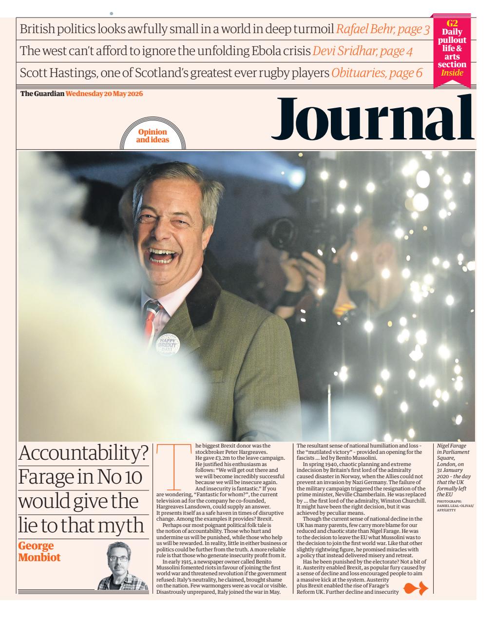 The Guardian Newspaper Preview Pages