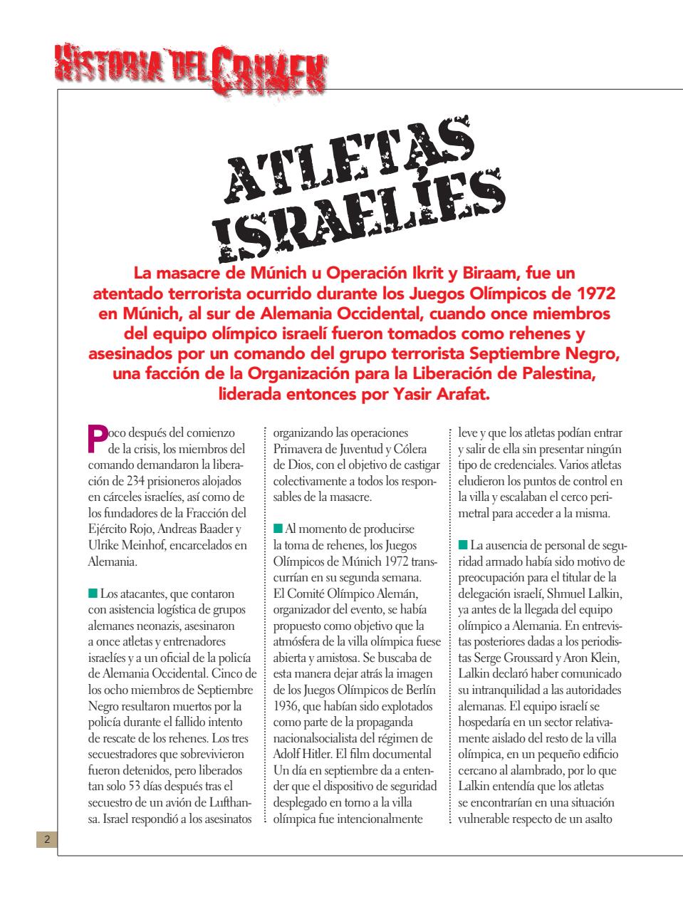 Historia del Crimen  Preview Pages