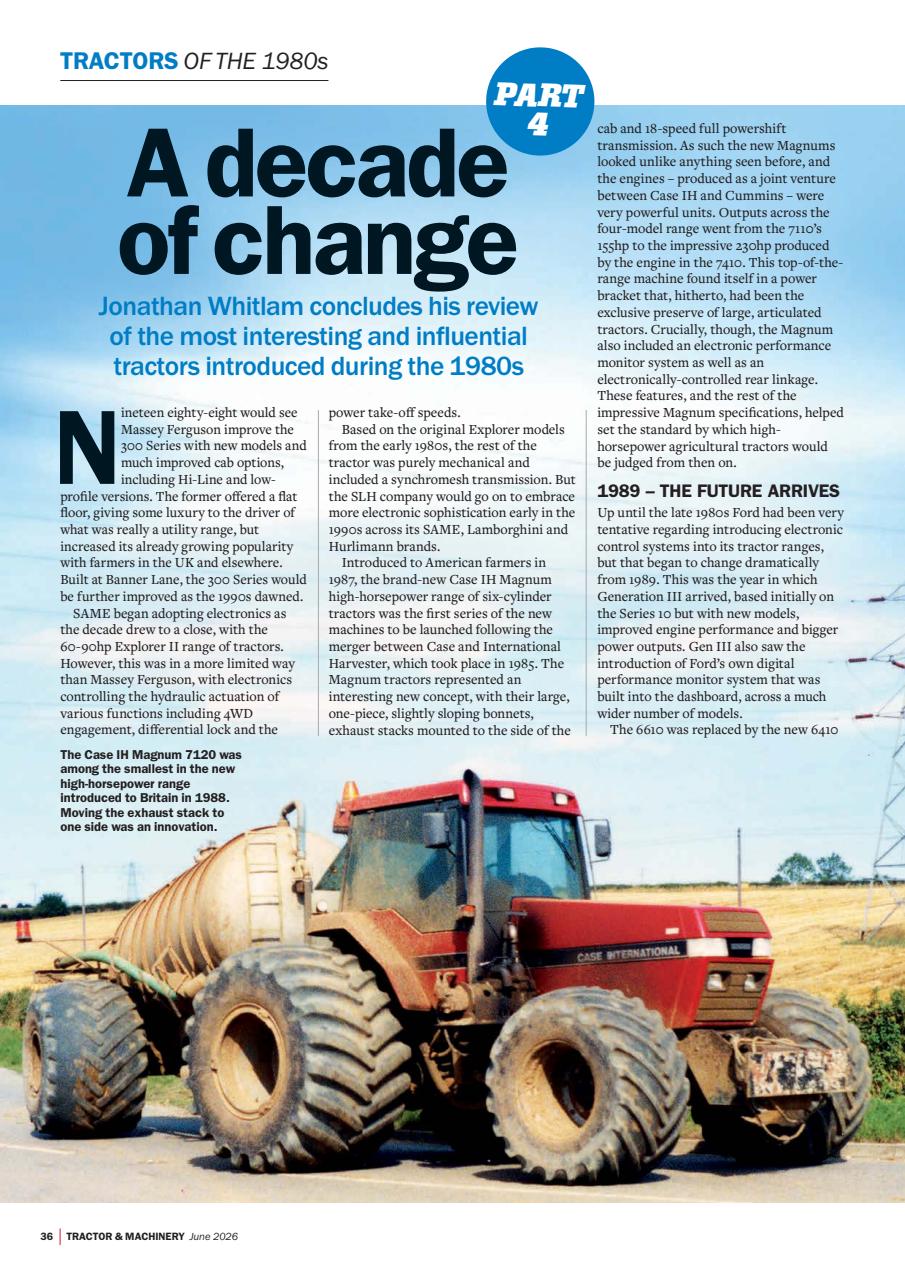 Tractor & Machinery Preview Pages