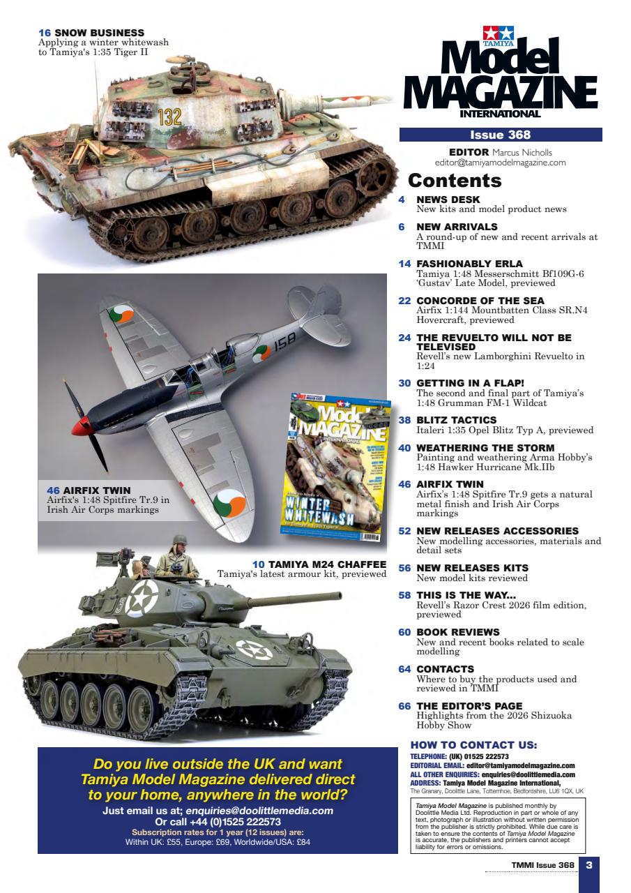 Tamiya Model Magazine Preview Pages