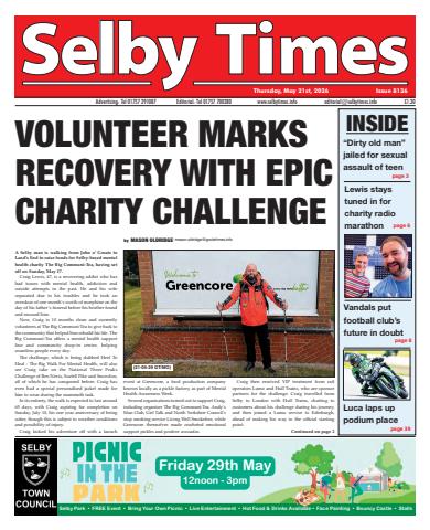 Selby Times issue May 21st 2026