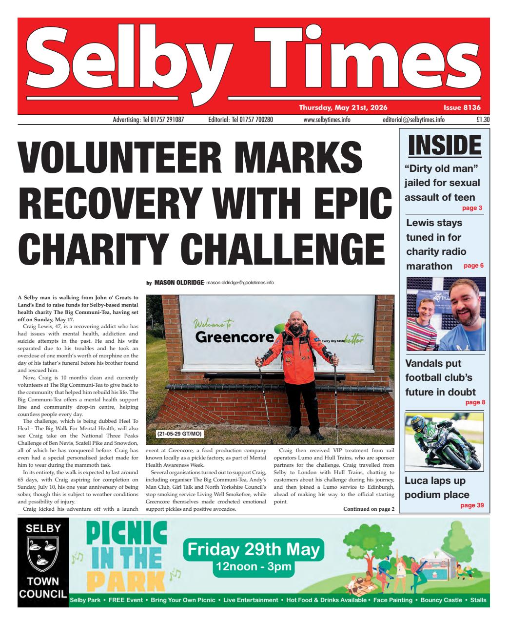 Selby Times Preview Pages