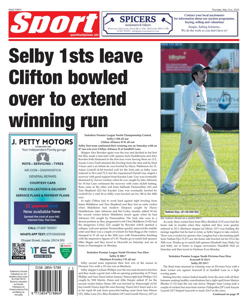 Selby Times Preview Pages