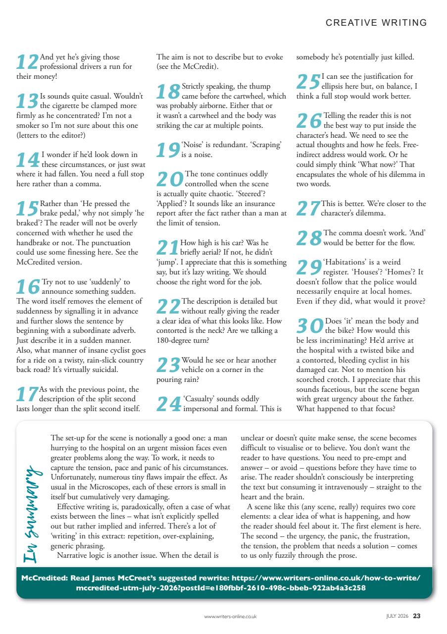 Writing Magazine Preview Pages