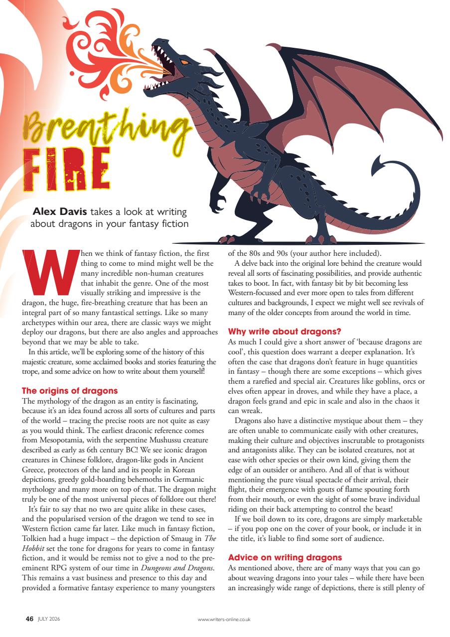 Writing Magazine Preview Pages