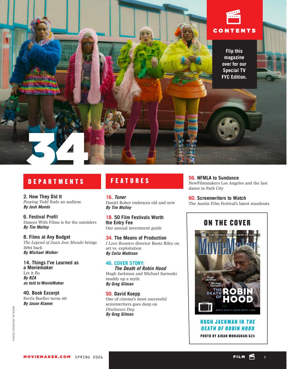 MovieMaker Magazine Preview Pages