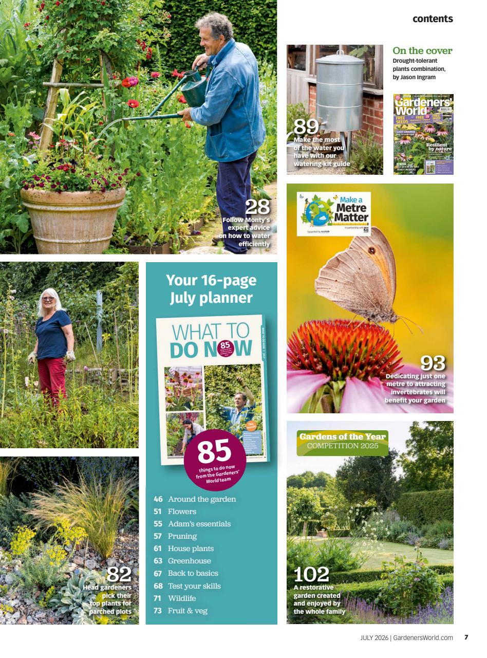 BBC Gardeners’ World Magazine Preview Pages