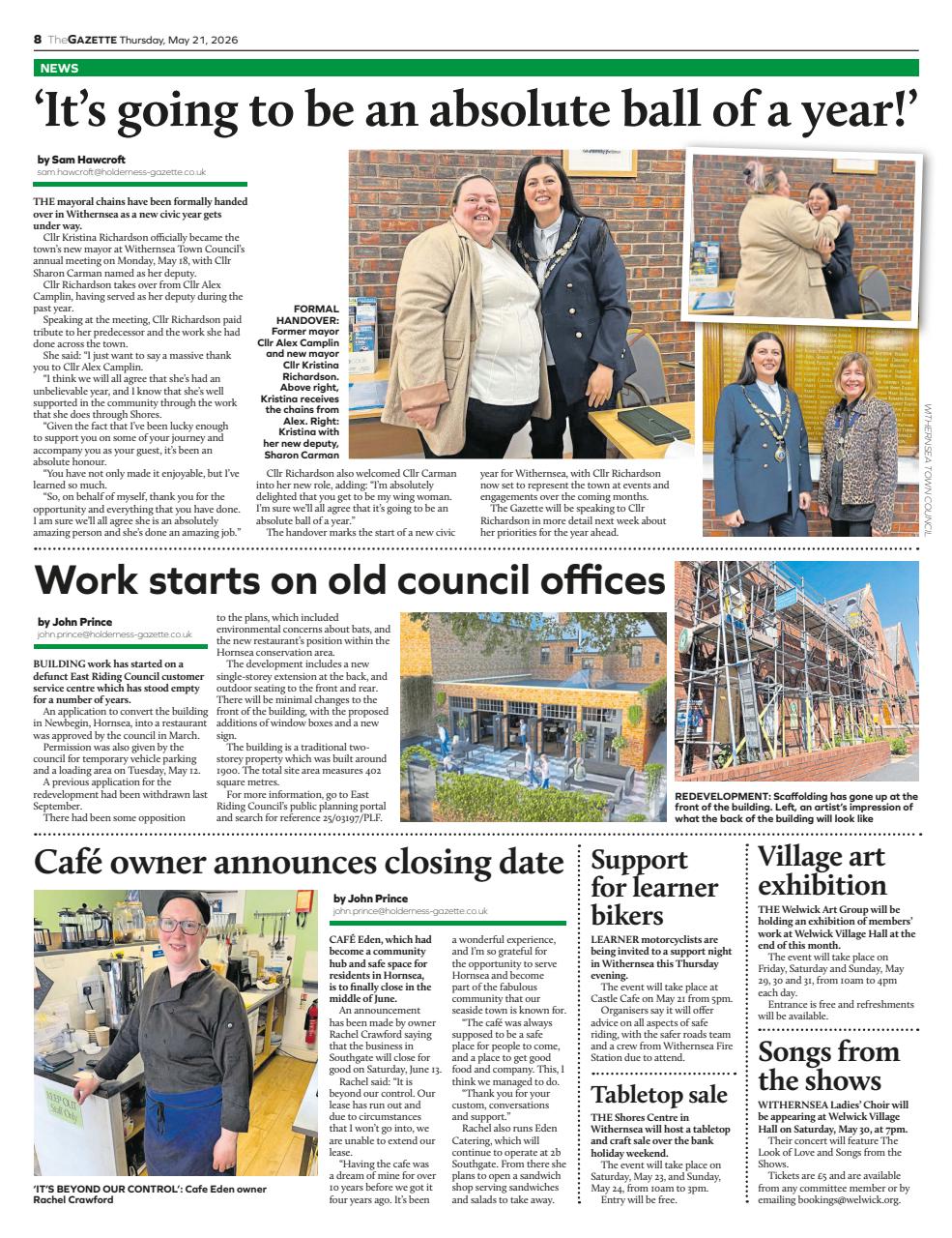The Holderness & Hornsea Gazette Preview Pages