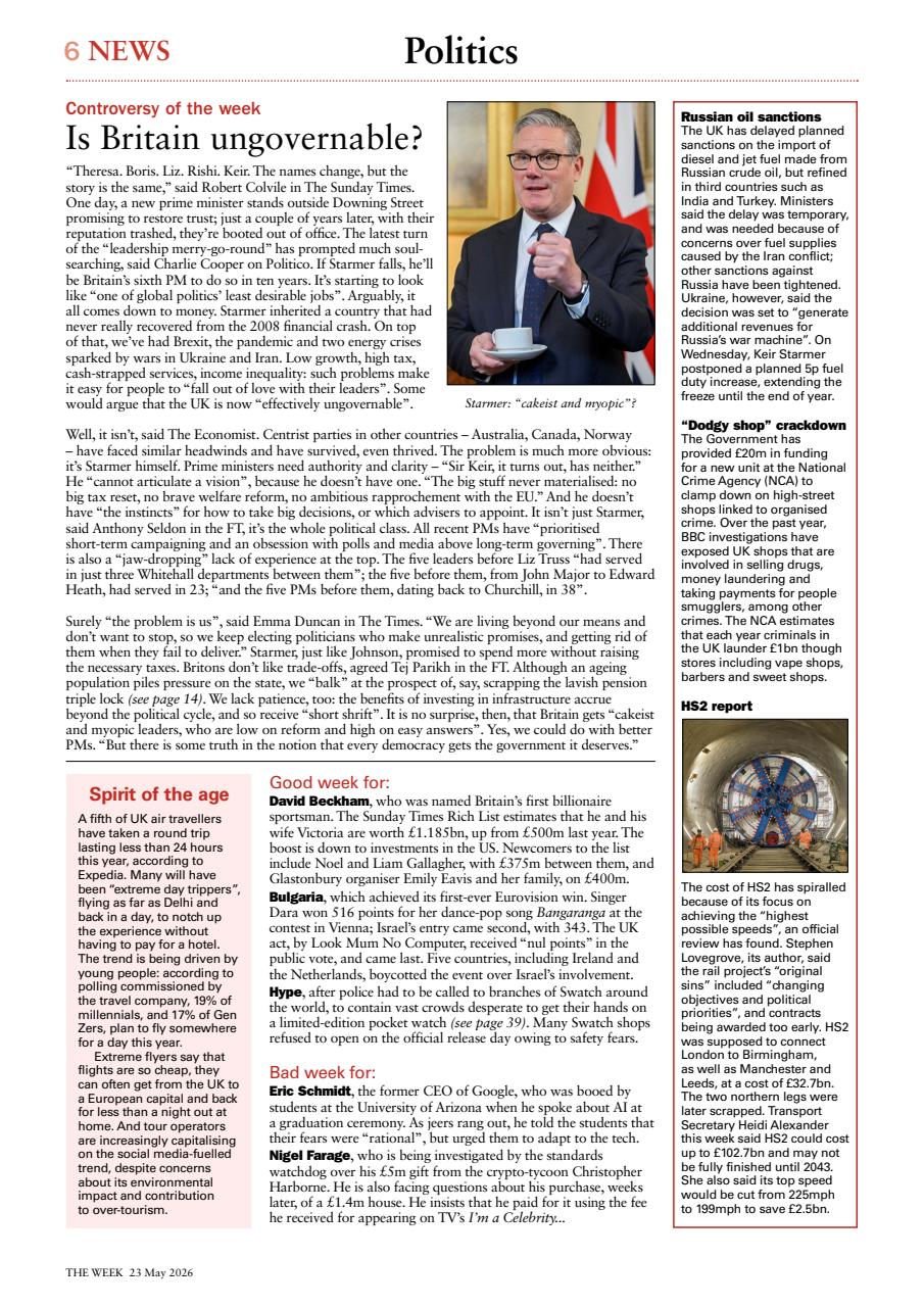 The Week Preview Pages