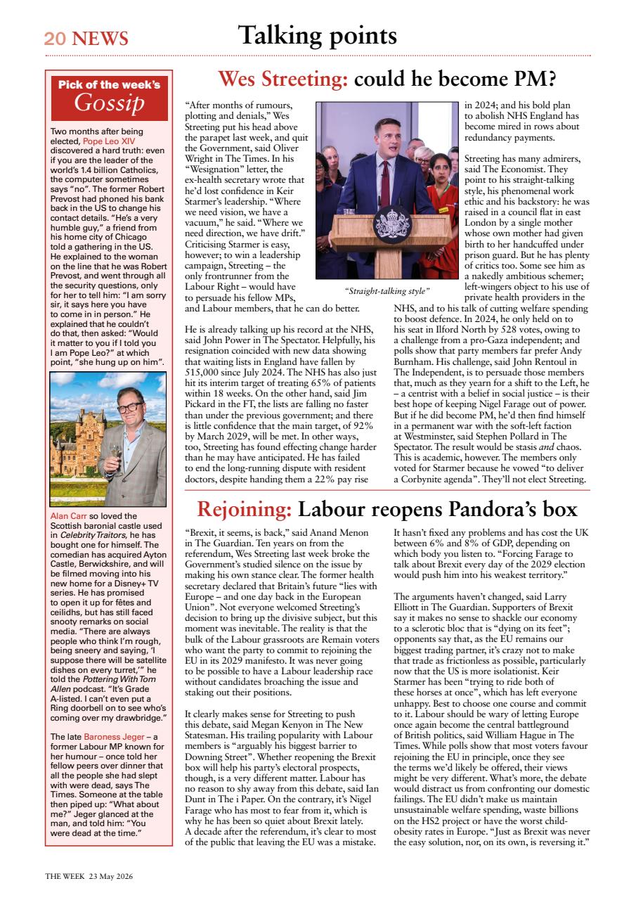 The Week Preview Pages