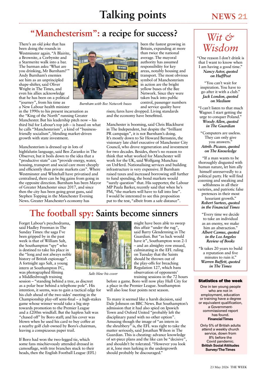 The Week Preview Pages