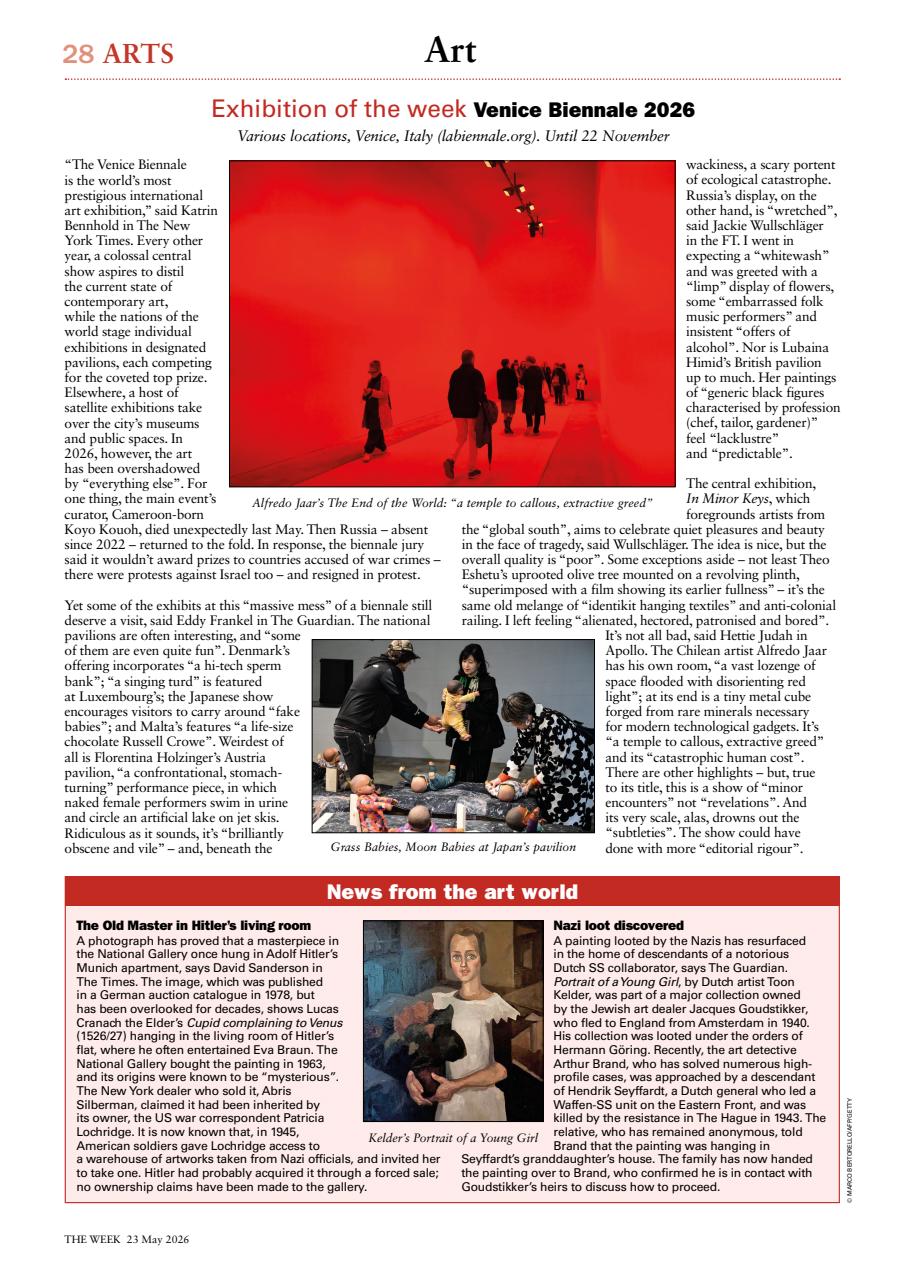 The Week Preview Pages