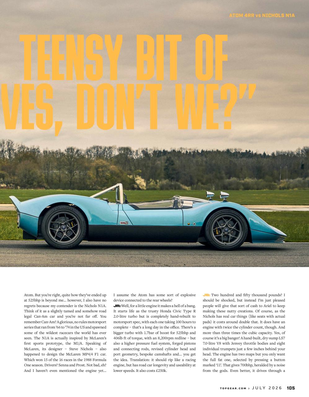 BBC Top Gear Magazine Preview Pages