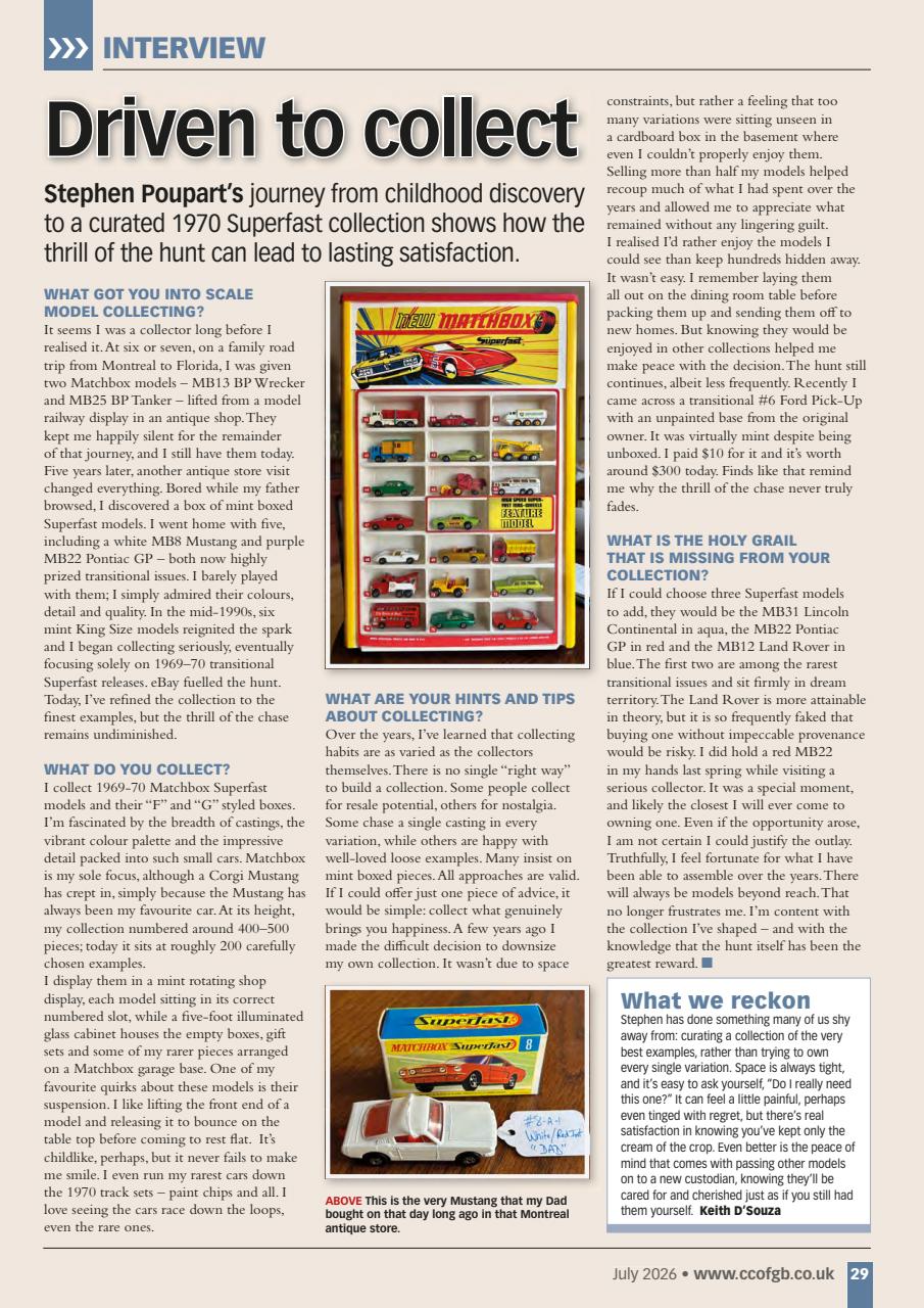 Diecast Collector Preview Pages