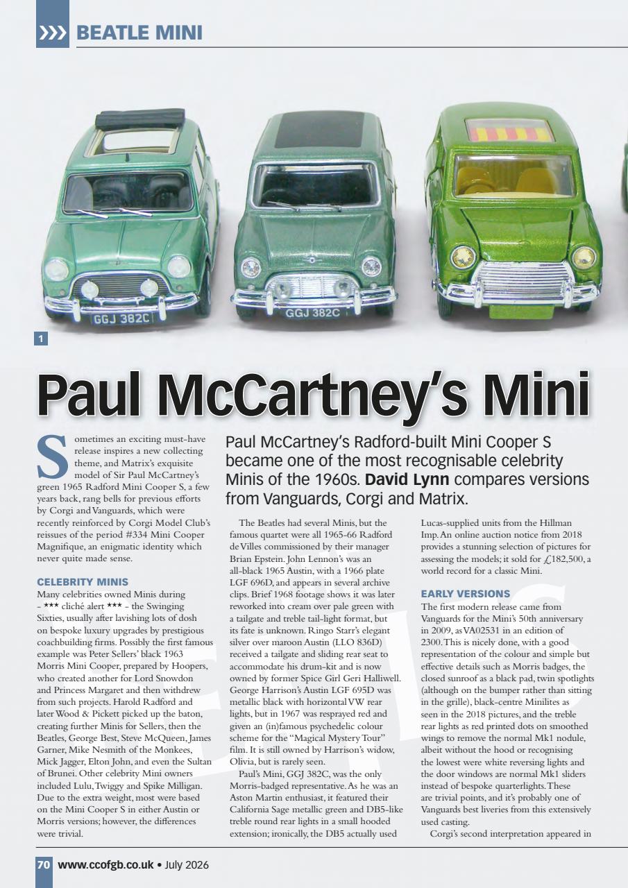 Diecast Collector Preview Pages