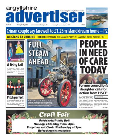 Argyllshire Advertiser issue Friday, May 22, 2026