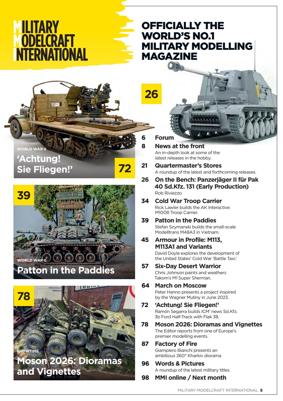 Military Modelcraft International Preview Pages