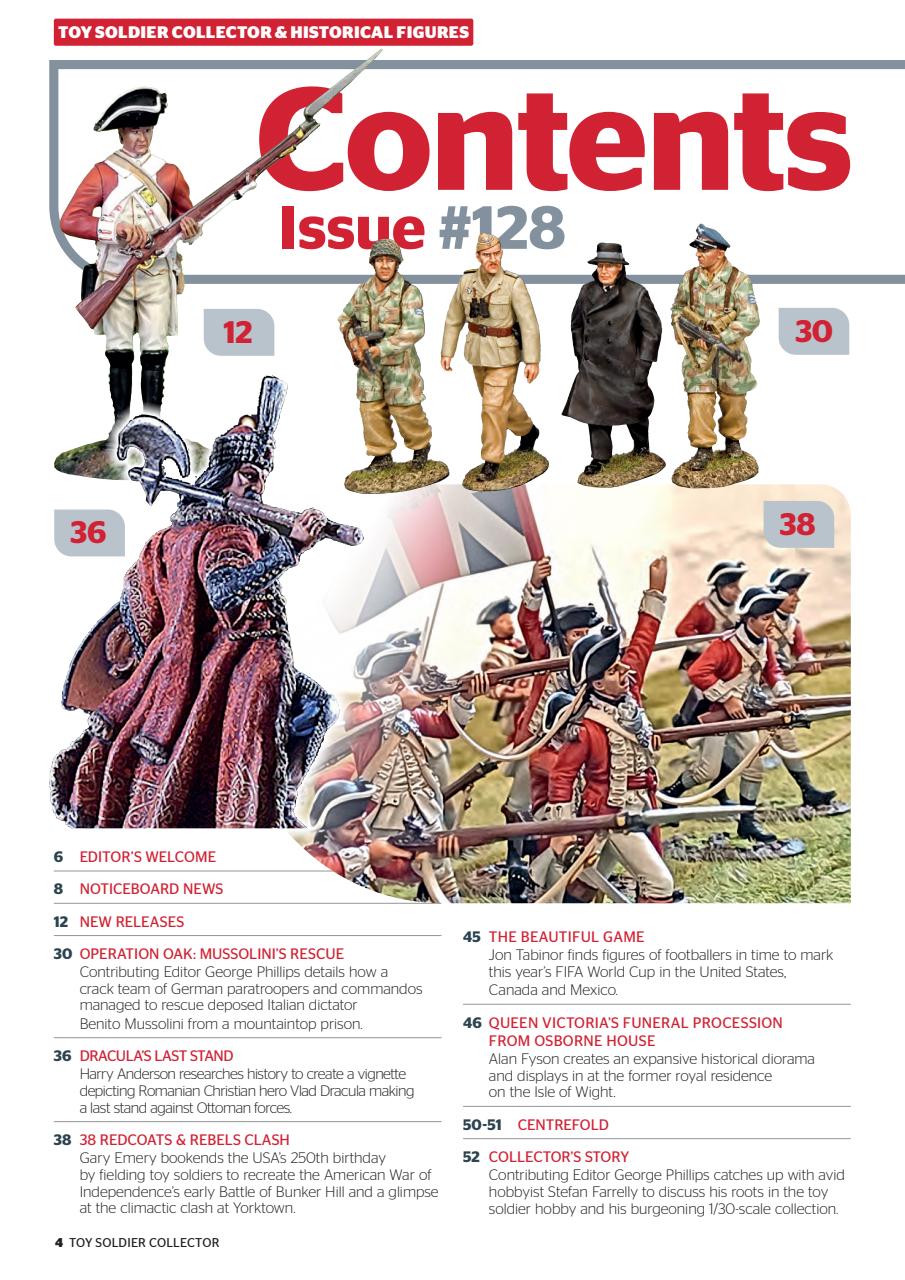 Toy Soldier Collector and Historical Figures Preview Pages