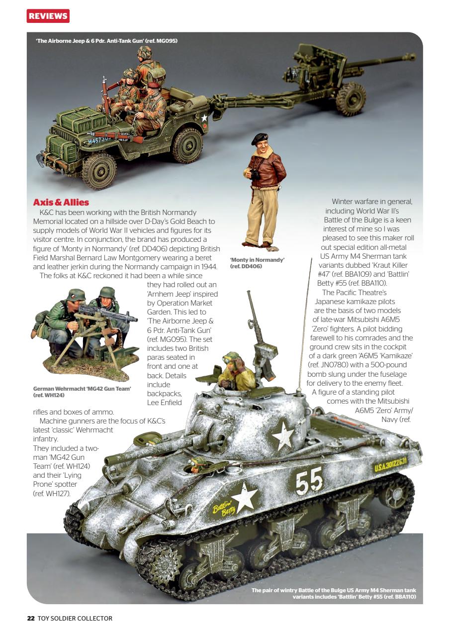 Toy Soldier Collector and Historical Figures Preview Pages