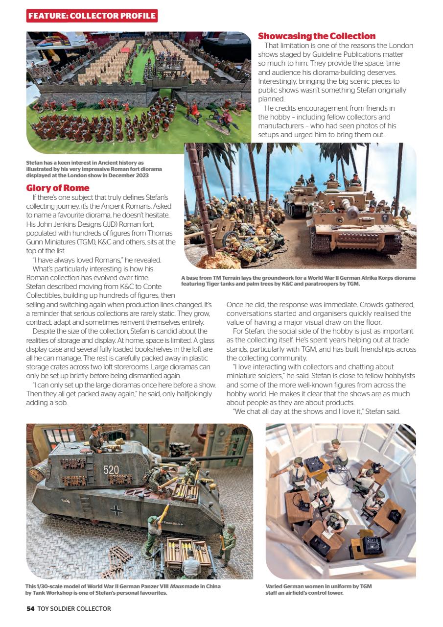 Toy Soldier Collector and Historical Figures Preview Pages