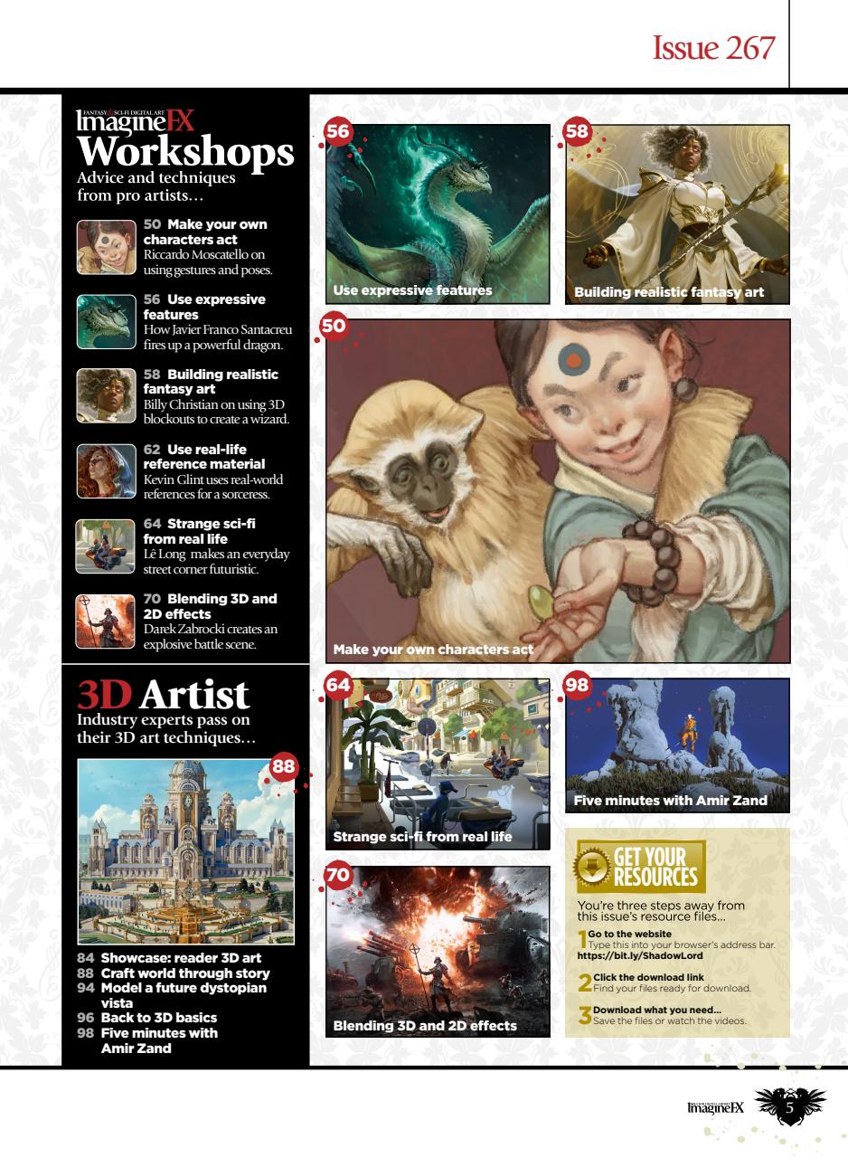 ImagineFX Preview Pages