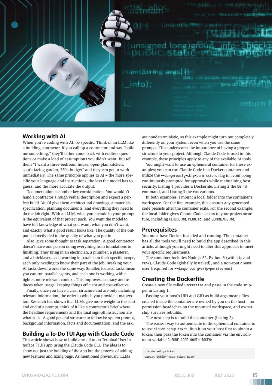 Linux Magazine Preview Pages